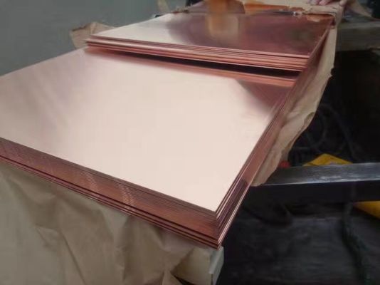 Metallplatten JIS-bedecken Standard-Kupfer-H65 4x8 Stärke der Größen-0.5mm