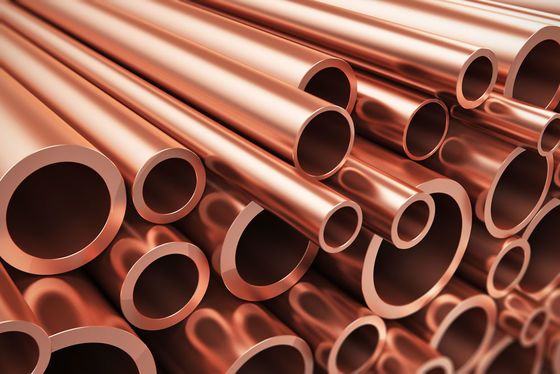 Kupferrohr C11000 ASTM, Stärke des Klimaanlagen-Kupferrohr-0.2mm 0.5mm