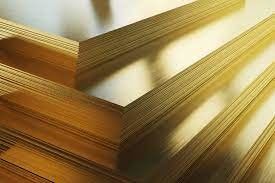 Material 0.5mm ASTM B152M Brass Sheet Plate C1100 0.8mm dick