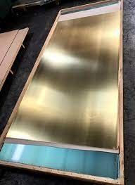 Material 0.5mm ASTM B152M Brass Sheet Plate C1100 0.8mm dick